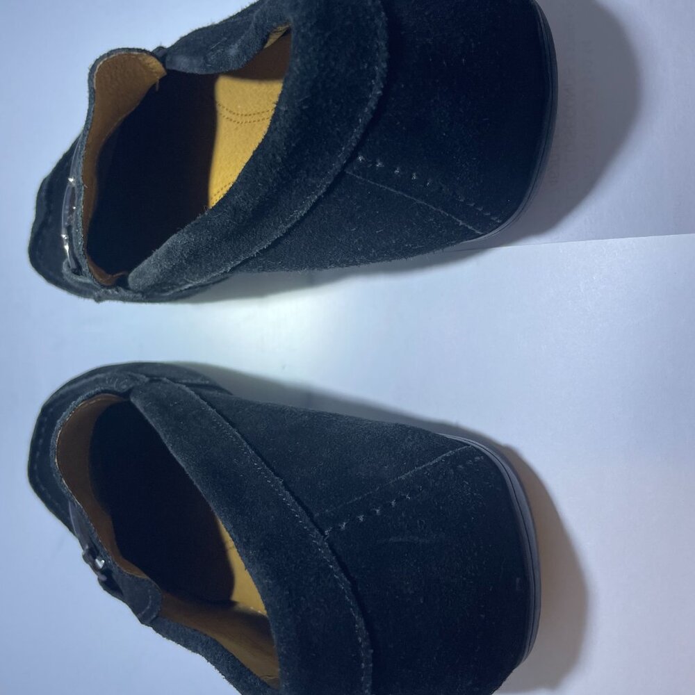 Vionic Mens Size 11 Loafer Horsebit Black Suede Slip On Driving Shoes Soft Sole - Picture 8 of 9
